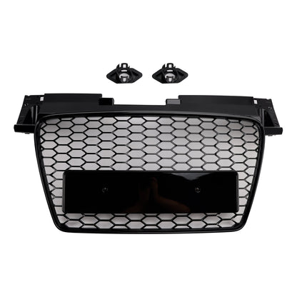 2006-2014 Audi TT TTS Gloss Black RS Style Front Honeycomb Grille