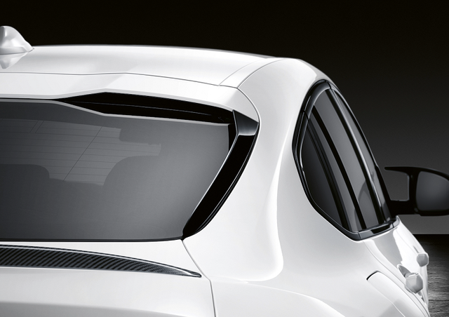 MP Style Dry Carbon Rear Window Side Spoiler - BMW F98 X4M