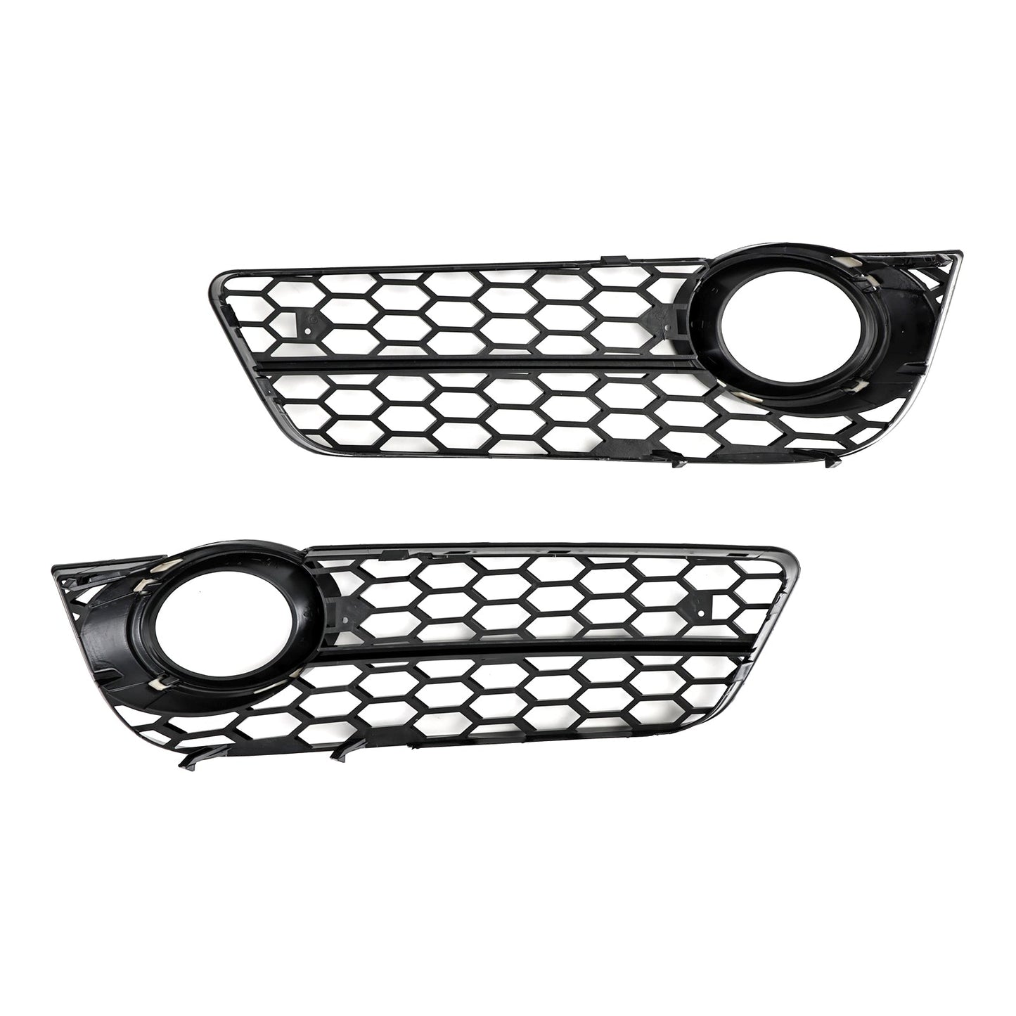 2007-2011 Audi A5 Standard Style Honeycomb Front Fog Lamp Cover Grill — Pair (1522024)