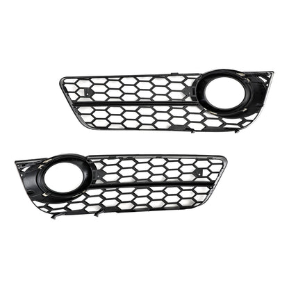 2007-2011 Audi A5 Standard Style Honeycomb Front Fog Lamp Cover Grill — Pair (1522024)