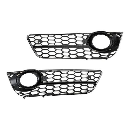 2007-2011 Audi A5 Standard Style Honeycomb Front Fog Lamp Cover Grill — Pair (1522024)