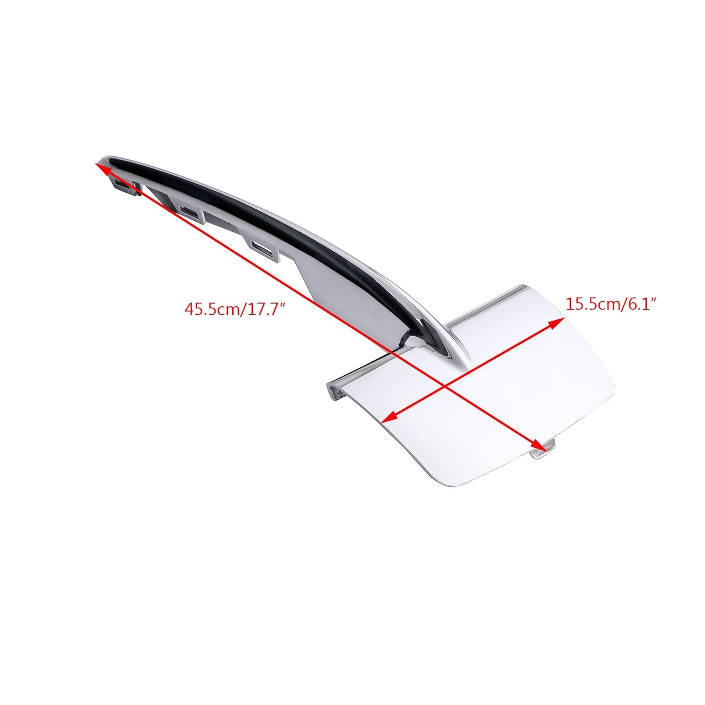 2014-2018 BMW X5 F15 Front Bumper Lower Grille Trim Molding — Pair (51117325396)