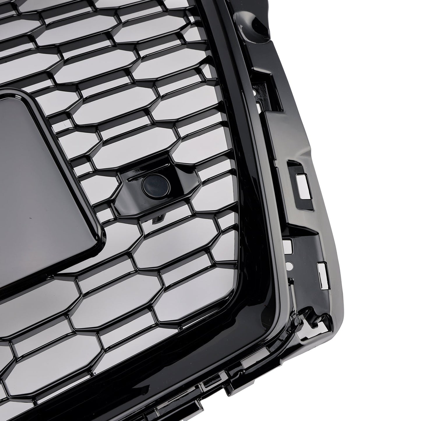 2017-2019 Audi A3 S3 RS3 Style Honeycomb Front Grille with ACC — Black