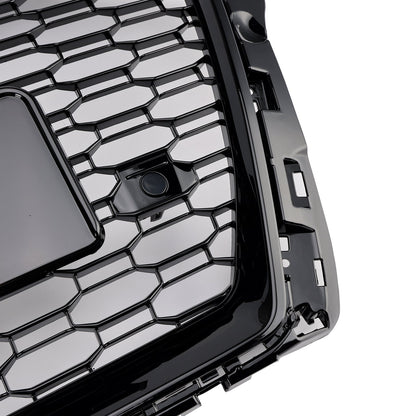 2017-2019 Audi A3 S3 RS3 Style Honeycomb Front Grille with ACC — Black