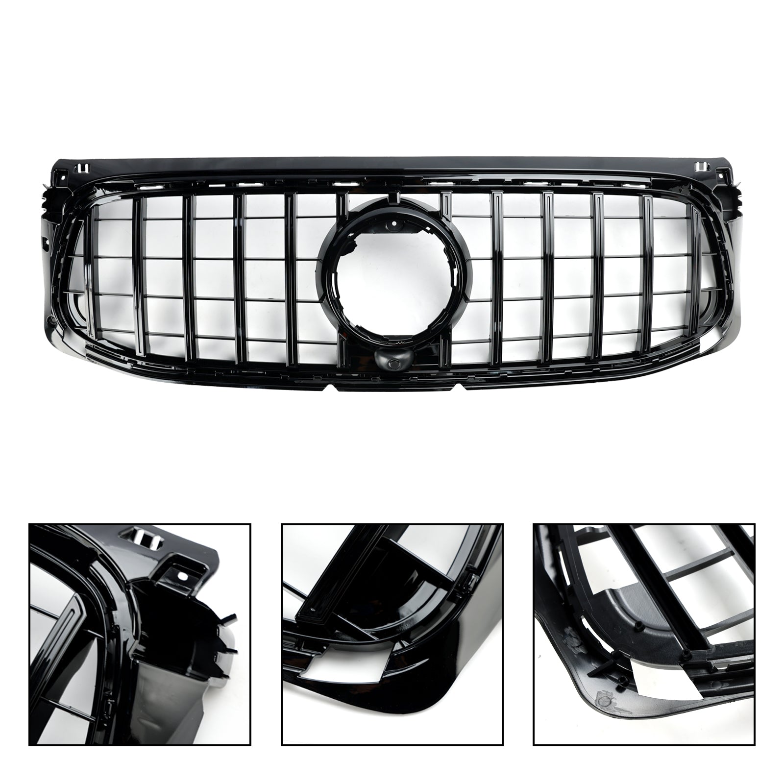 2020-2023 Mercedes-Benz GLB-Class X247 AMG-Line Gloss Black Front Bumper Grille