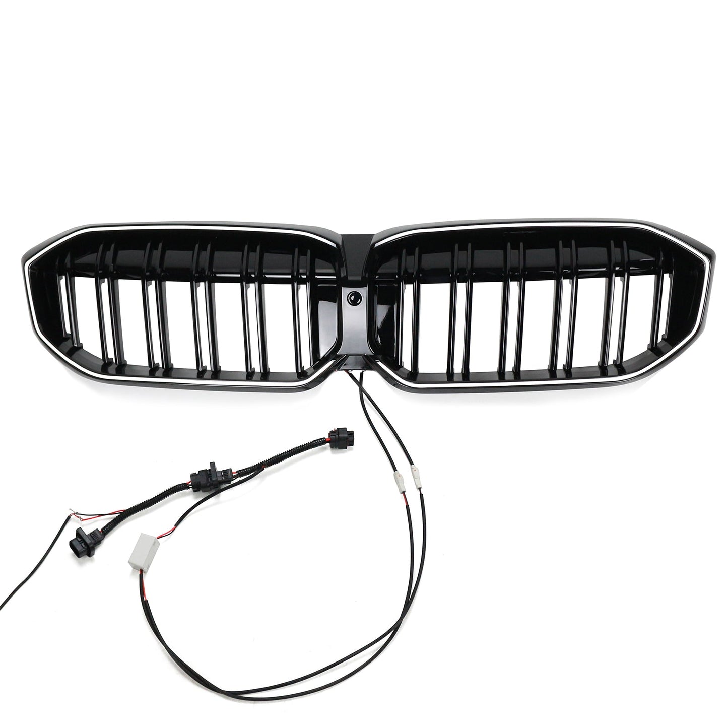 2023-2024 BMW 3 Series G20 G21 G28 Double Line Black Front Kidney Grille Mesh
