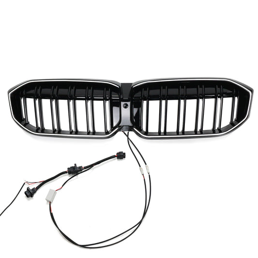 2023-2024 BMW 3 Series G20 G21 G28 Double Line Black Front Kidney Grille Mesh