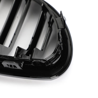 2004-2009 BMW 5 Series E60 E61 M5 520i 530i Gloss Black Sport Front Kidney Grille