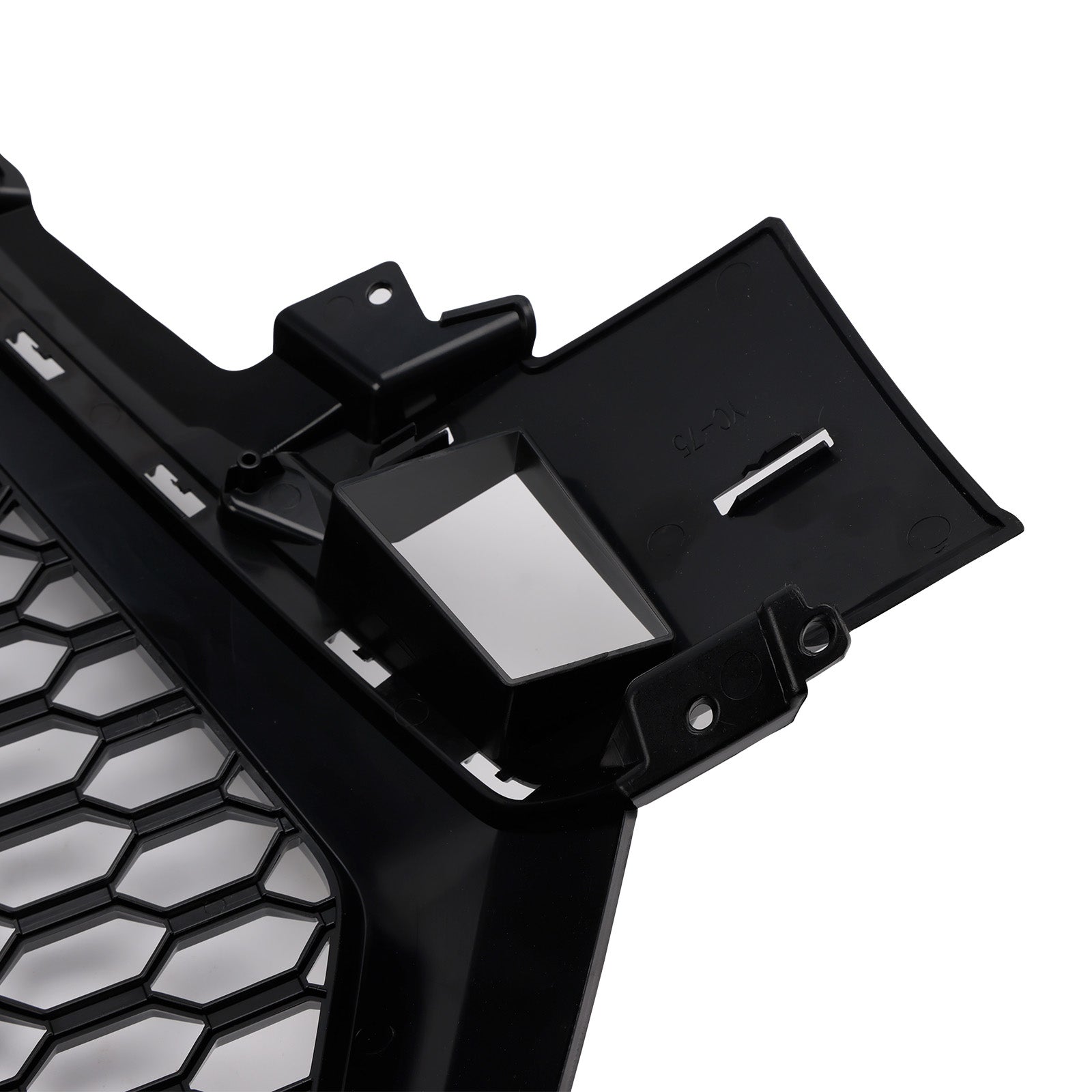 2016-2019 Audi Q7 Gloss Black Front Bumper Radiator Vent Mesh Grille