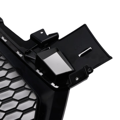 2016-2019 Audi Q7 Gloss Black Front Bumper Radiator Vent Mesh Grille