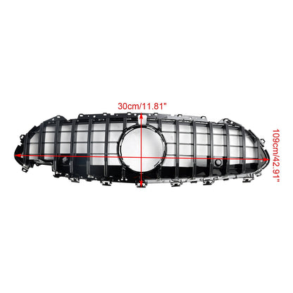 2018-2024 Mercedes-Benz CLS-Class C257 W257 Coupe Black Front Bumper Grille