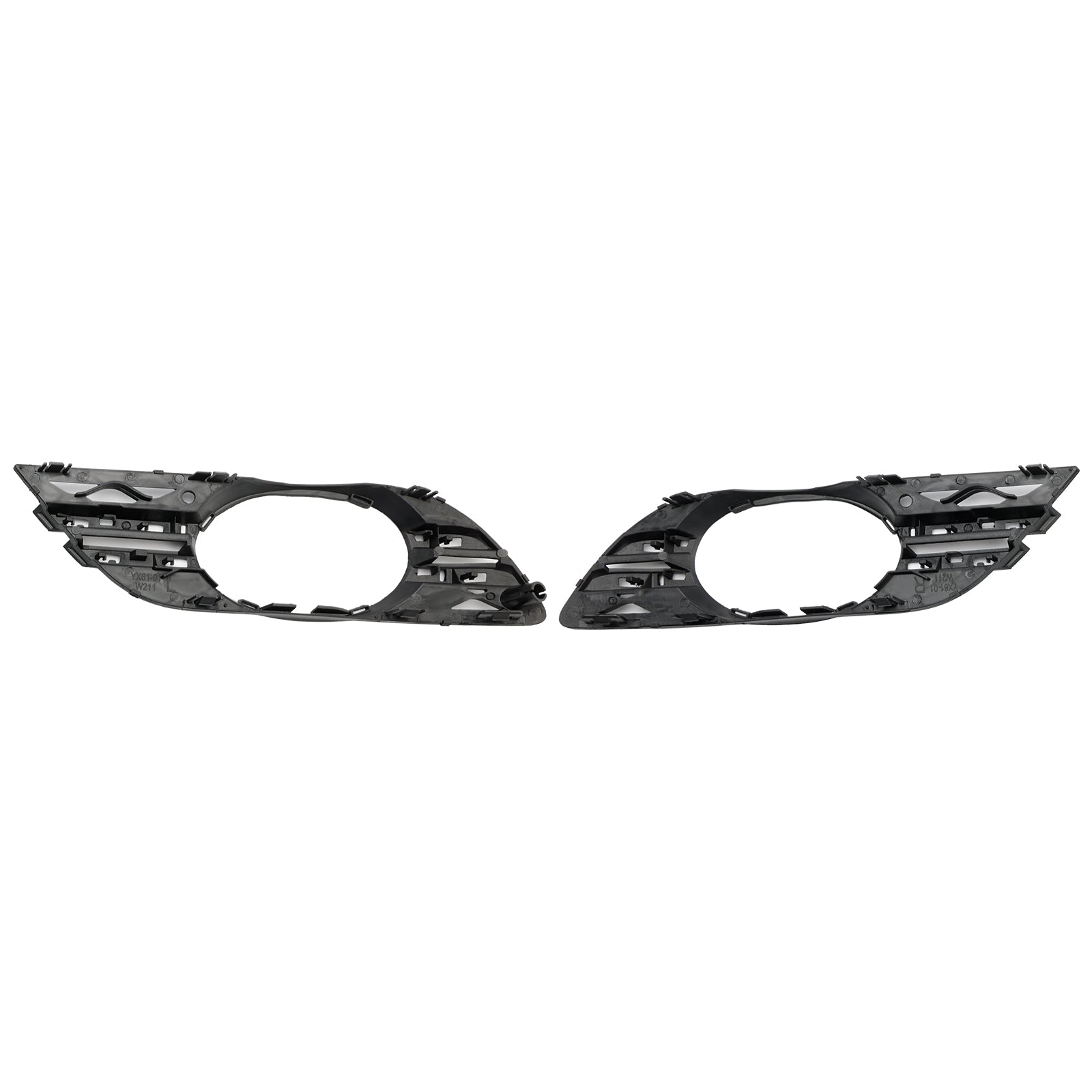 2007-2009 Mercedes-Benz E-Class W211 E280 E320 E350 E550 E63 Fog Light Trim Set — Pair (2118850822)
