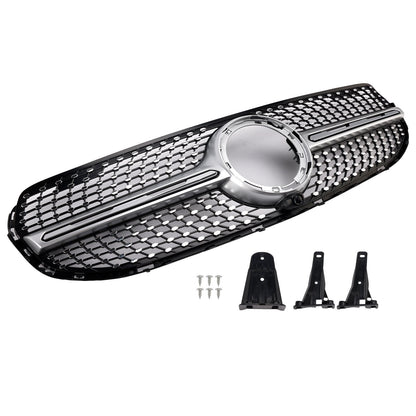 2020-2022 Mercedes-Benz GLC-Class X253 GLC250 GLC300 Diamond Front Bumper Grille