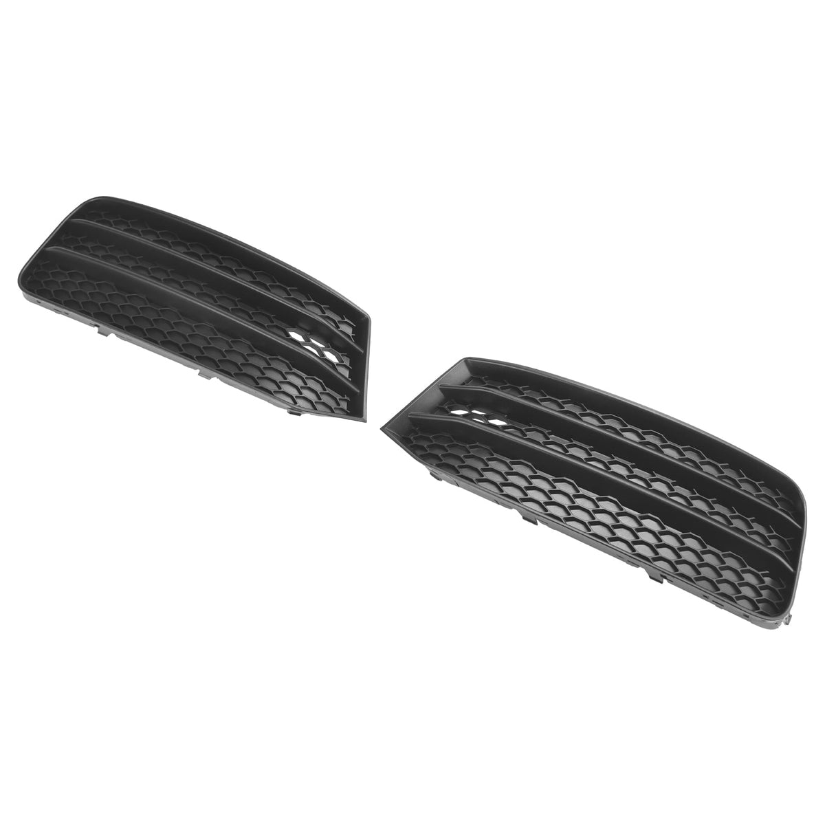 2015-2018 Audi A1 8X Front Bumper Fog Light Cover Grille — Pair (8XA807681B / 8XA807682B)