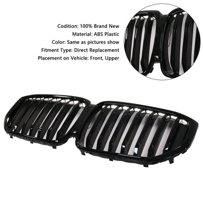 2019-2022 BMW X5 G05 M-Performance Gloss Black Front Kidney Grille (51137454887)