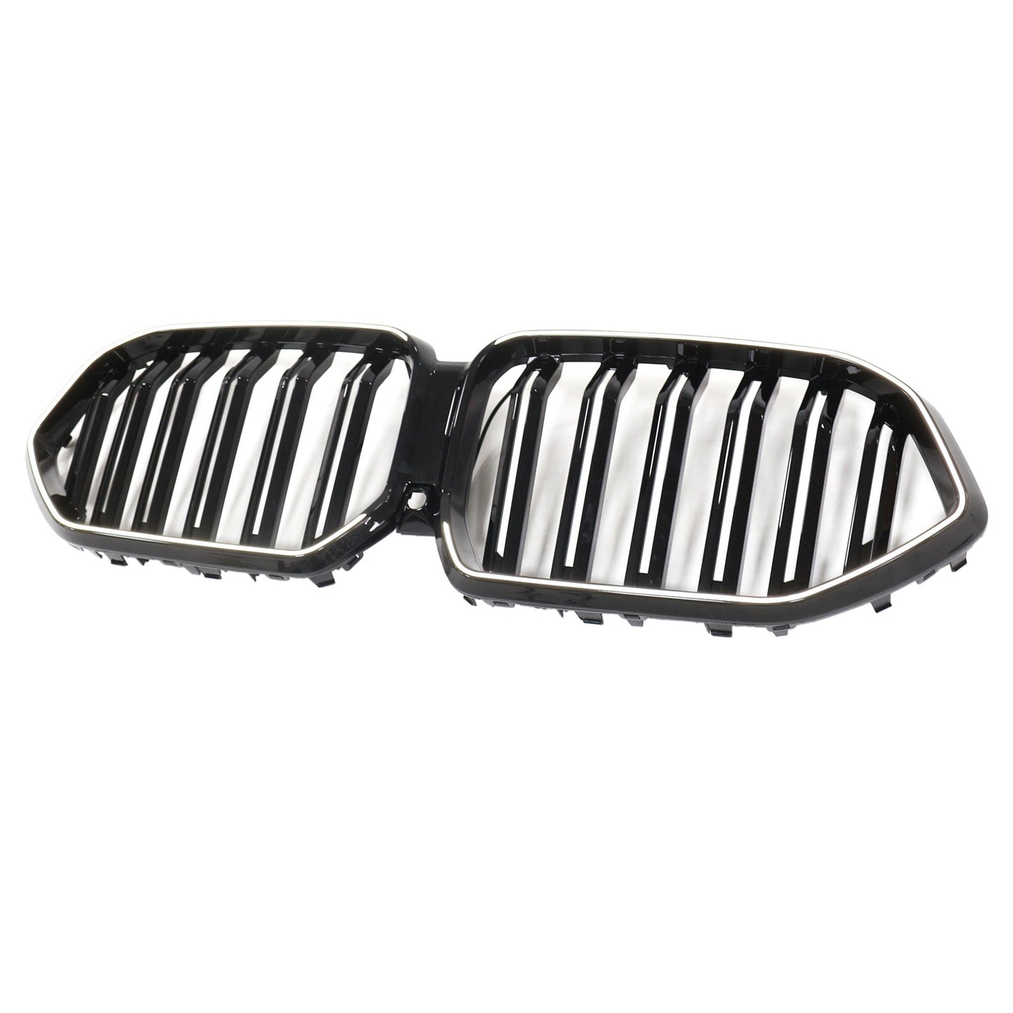 2020-2022 BMW X6 G06 M50i Gloss Black Front Bumper Grille with Camera Hole