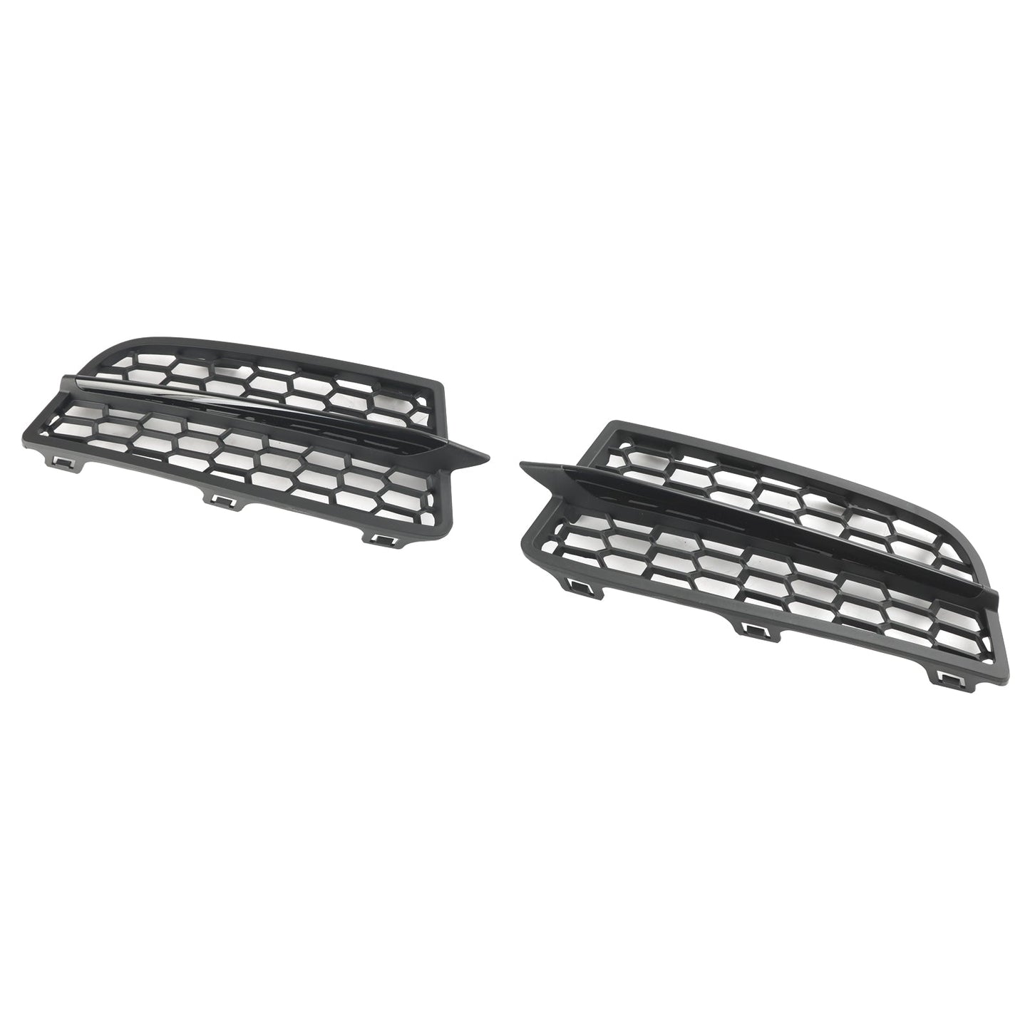 2011-2015 BMW 1 Series F20 F21 M Front Bumper Fog Light Cover Grille — Pair (51118053803 / 51118053804)