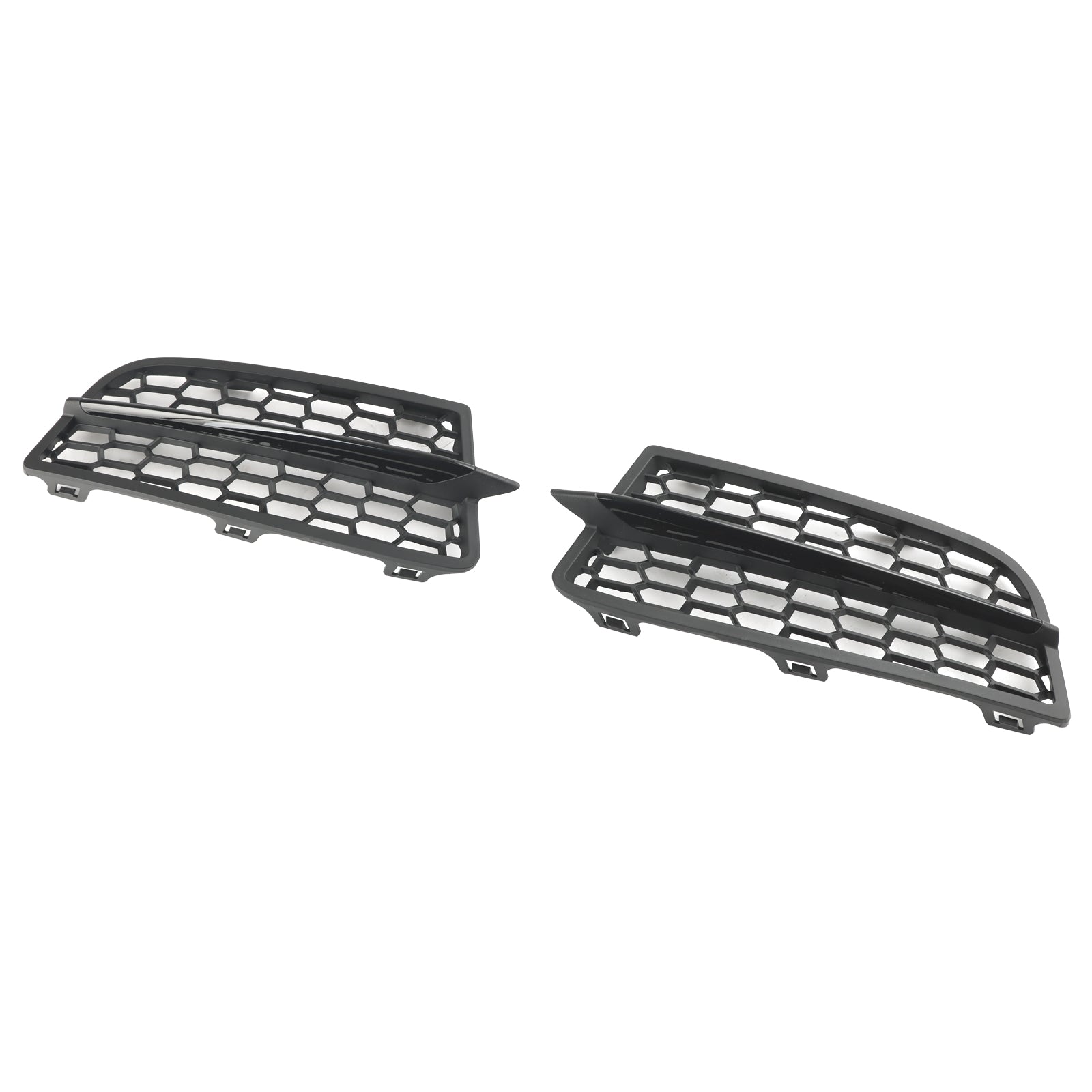 2011-2015 BMW 1 Series F20 F21 M Front Bumper Fog Light Cover Grille — Pair (51118053803 / 51118053804)