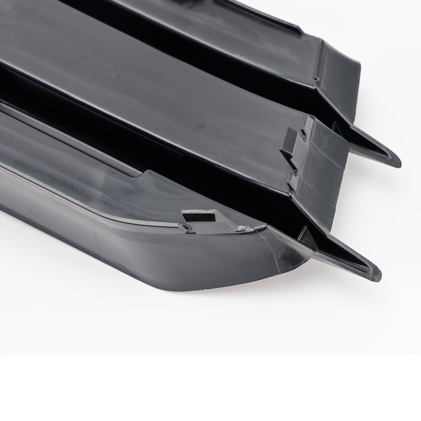 2011-2014 Audi A1 8X Front Bumper Fog Light Grille Cover — Pair (8X0807681A / 8X0807682A)