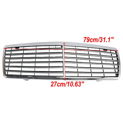 1992-1998 Mercedes-Benz S-Class W140 S300 S320 S350 S400 S420 S500 4-Door Chrome Front Bumper Grille