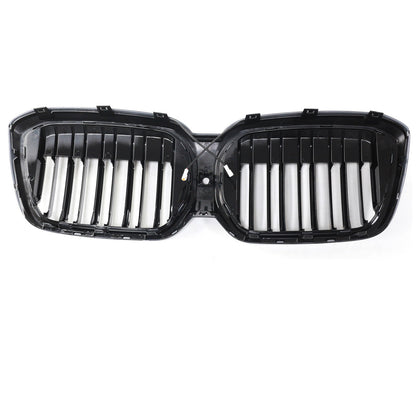 2022-2024 BMW iX3 G08 LCI Double Slat Gloss Black Front Kidney Grille