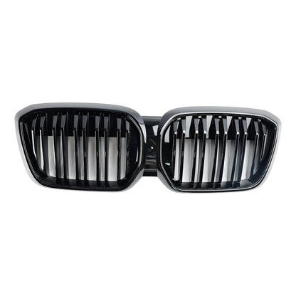2021-2024 BMW iX3 G08 LCI Gloss Black Front Kidney Grille