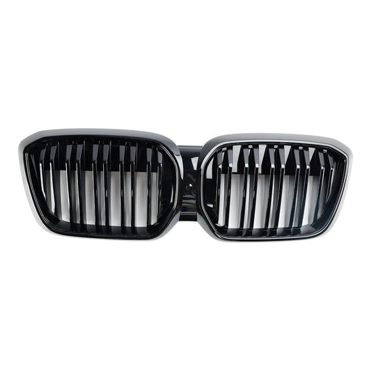2021-2024 BMW iX3 G08 LCI Gloss Black Front Kidney Grille