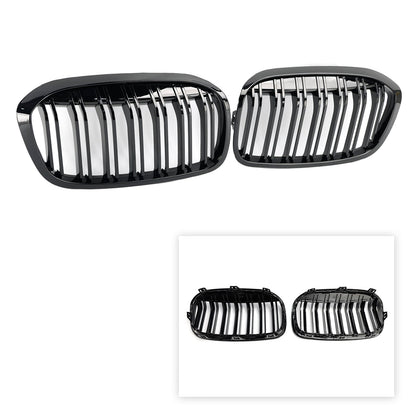 2018-2021 BMW 2 Series F45 F46 Gloss Black Front Kidney Grille — Pair