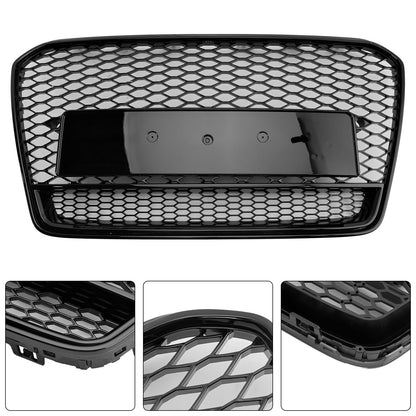 2013-2016 Audi A5 S5 B8.5 RS5 Style Honeycomb Front Bumper Grille (Black)