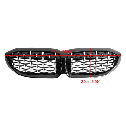 2019-2022 BMW 3 Series G20 G28 Diamond Front Kidney Grille (51138072085)