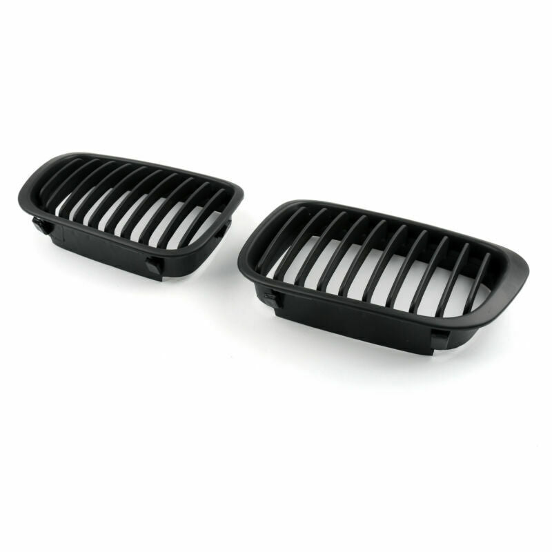 1998-2001 BMW E46 3 Series Sedan 4-Door Matte Black Front Kidney Grille