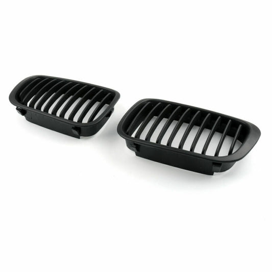 1998-2001 BMW E46 3 Series Sedan 4-Door Matte Black Front Kidney Grille