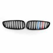 2Pcs M-Color Matte Black Front Kidney Grille Grill For 2009-2016 BMW Z4 E89
