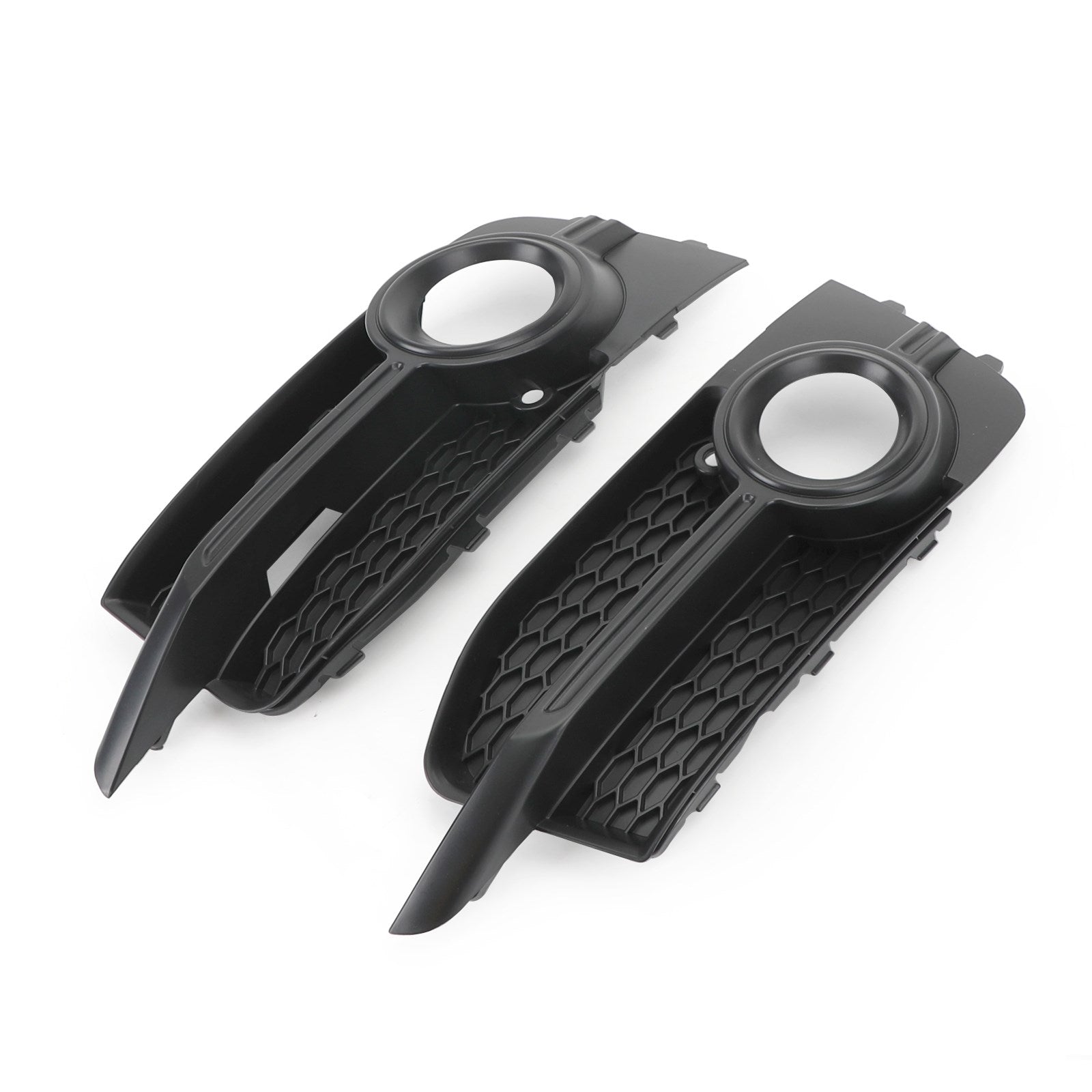 2011-2014 Audi A1 8X S-Line Front Bumper Fog Light Cover Grille — Pair (8X0807682B)