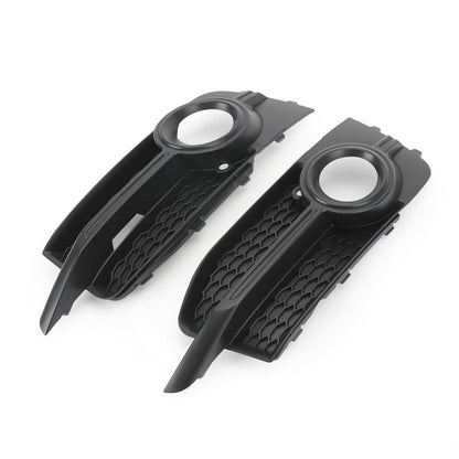 2011-2014 Audi A1 8X S-Line Front Bumper Fog Light Cover Grille — Pair (8X0807682B)