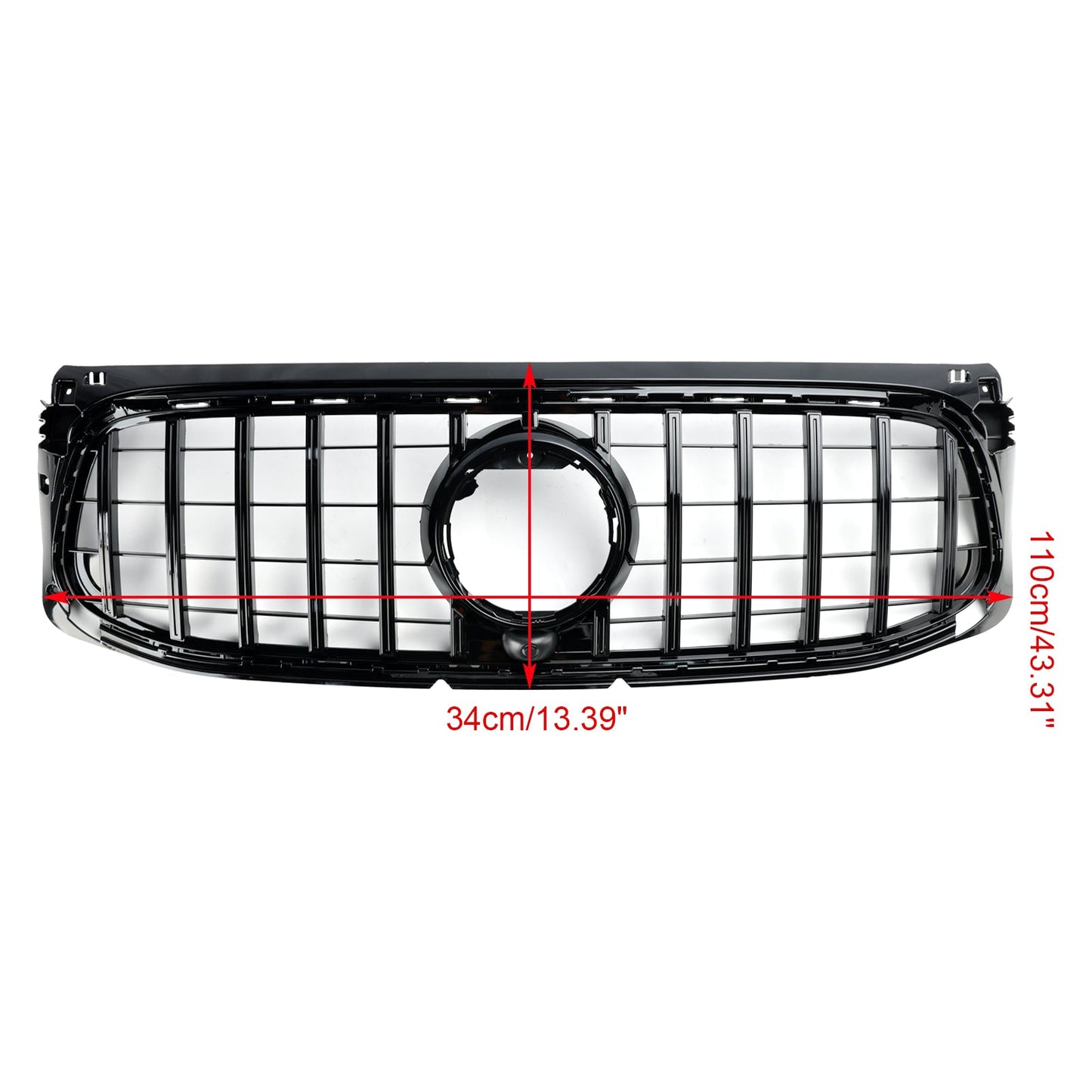 2020-2023 Mercedes-Benz GLB-Class X247 AMG-Line Gloss Black Front Bumper Grille