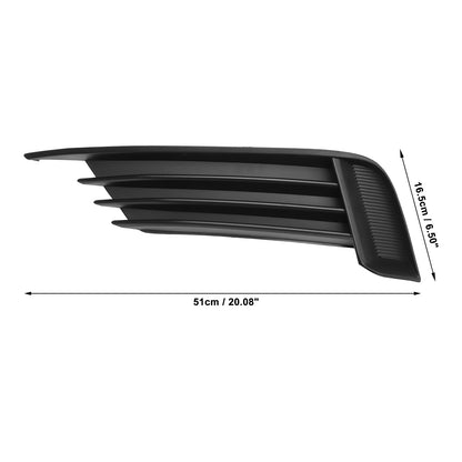 2013-2017 Audi A3 S3 Front Side Lower Bumper Grille Fog Light Grille — Pair (8V5807681 / 8V5807682)