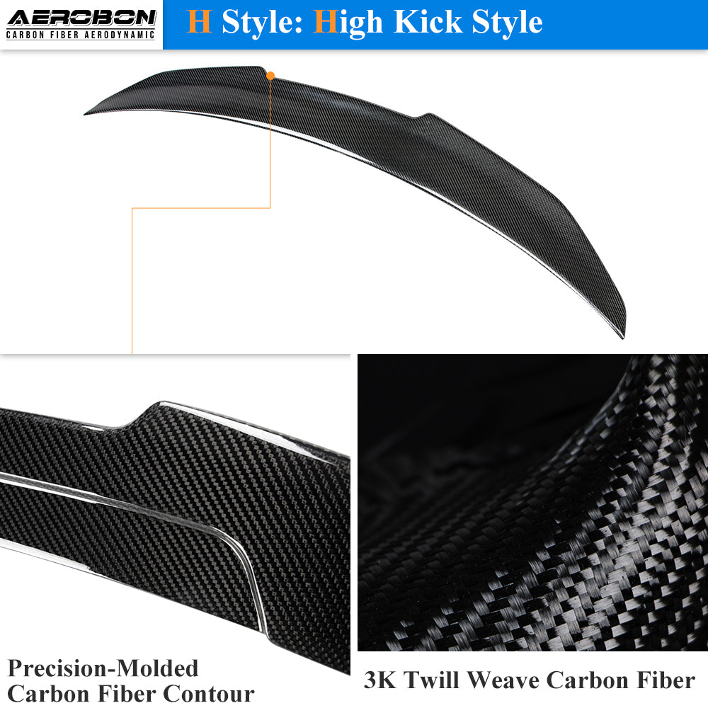 AeroBon CF Trunk Spoiler BMW 3 Series G20 / M3 G80 (2019-2026) H - product detail view