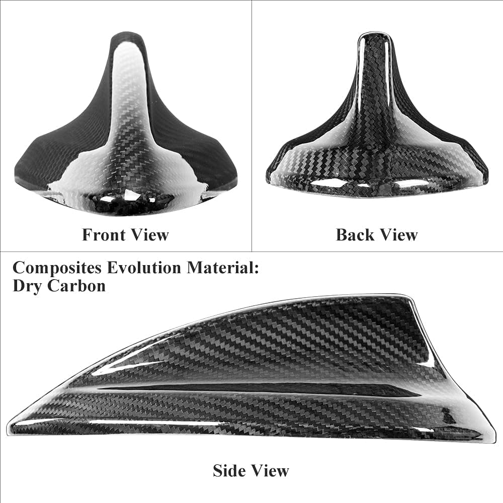 Dry Carbon Fiber Antenna Cover for BMW F22 F30 F32 F36 F80 F82 Shark Fin