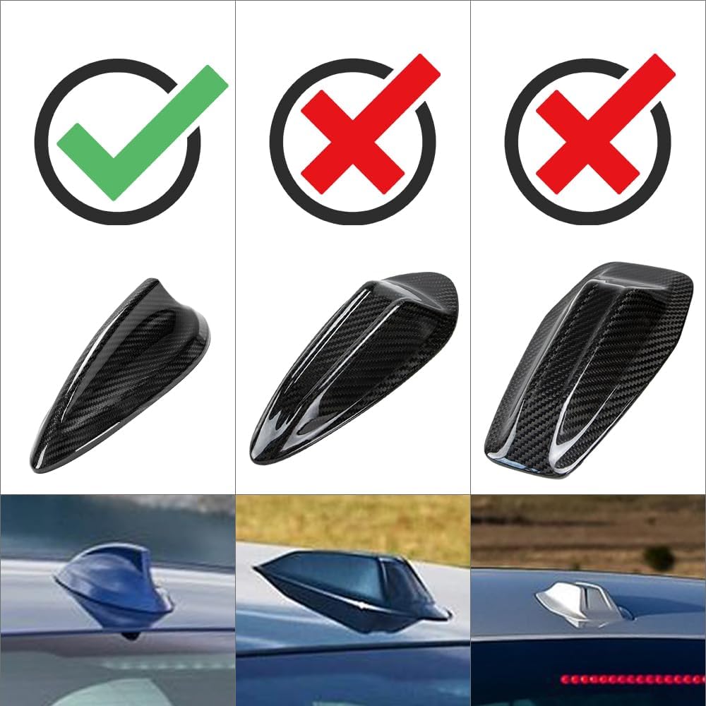 Dry Carbon Fiber Antenna Cover for BMW F22 F30 F32 F36 F80 F82 Shark Fin