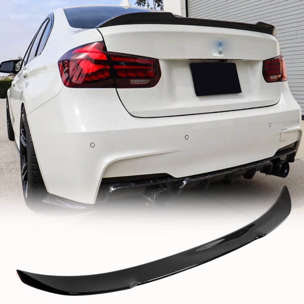 BMW 3 Series F30 F35 2012-2019 Rear Trunk Spoiler Dry Carbon Fiber