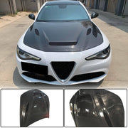 Alfa Romeo Giulia 952 Carbon Fiber Engine Bonnet Hood Cover 2017–2020