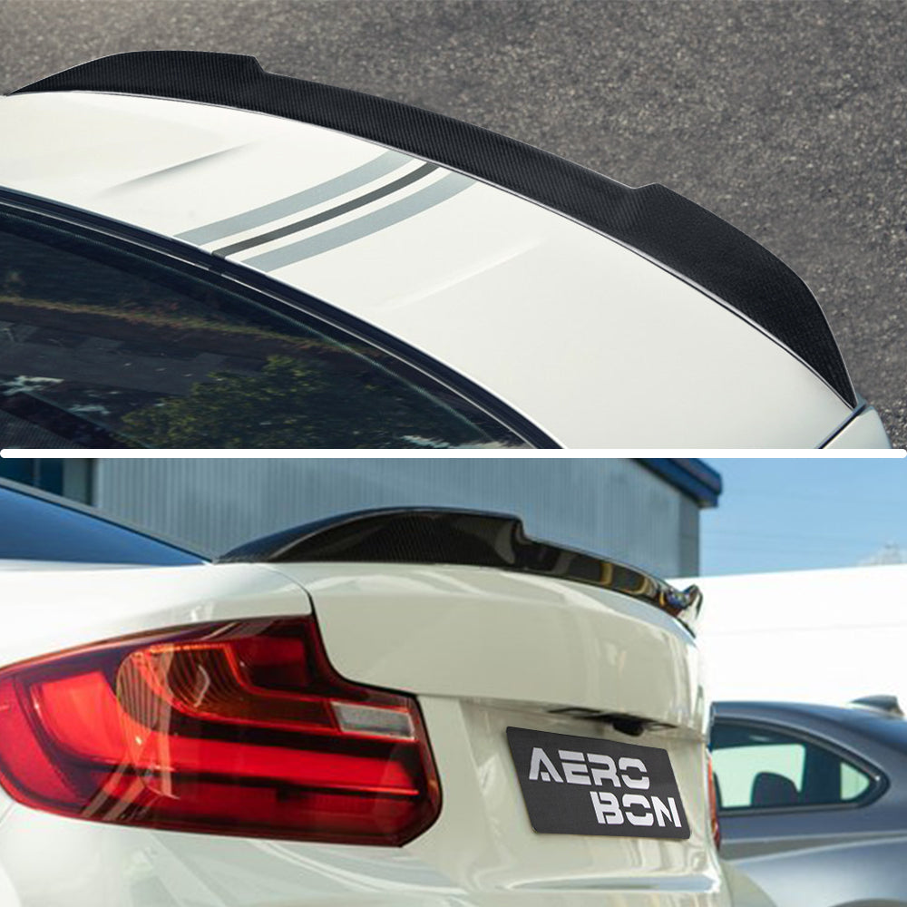 AeroBon CF Trunk Spoiler BMW 2 Series F22 / M2 F87 (2014-2021) CS - rear view