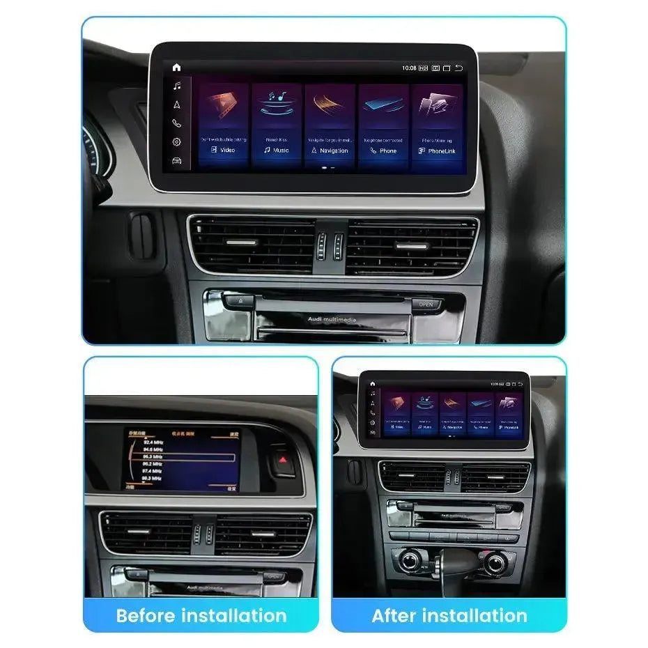 Apple CarPlay & Android Auto Android Screen Upgrade - 2008-2016 Audi A4 &A5