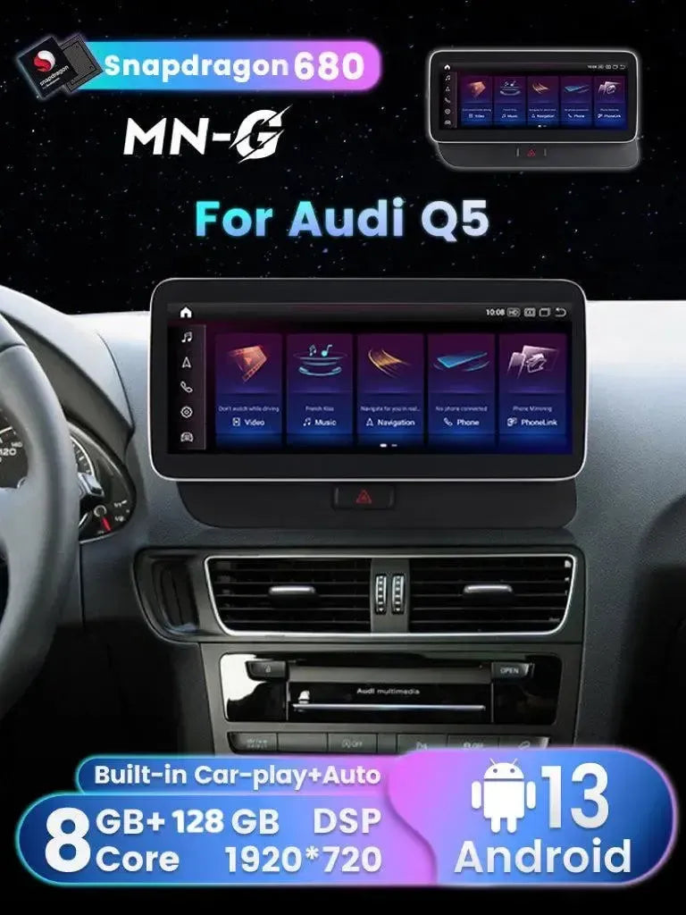 Apple CarPlay & Android Auto Android Screen Upgrade - 2009- 2018 Audi Q5