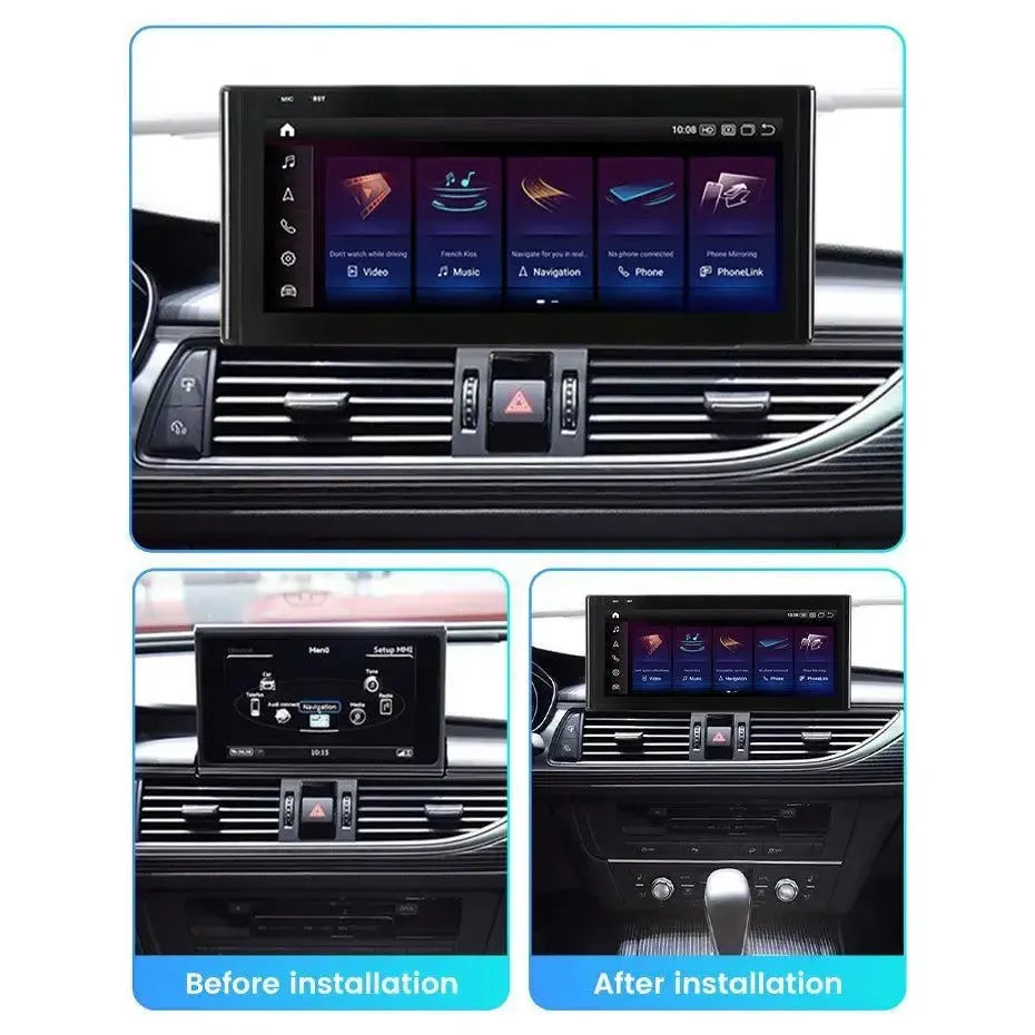 Apple CarPlay & Android Auto Android Screen Upgrade - 2016-2018 Audi A6 & A7 & RS6 & RS7 & S6 & S7