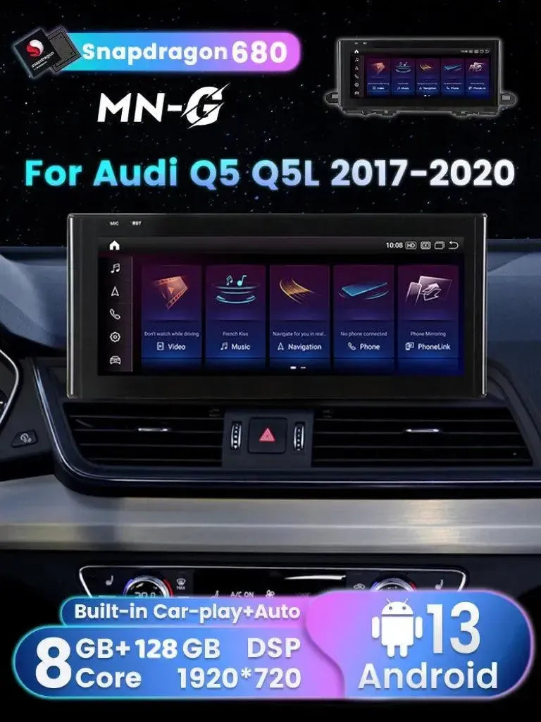 Apple CarPlay & Android Auto Android Screen Upgrade - 2017- 2020 Audi Q5