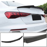 Audi A3 Sline S3 RS3 8Y Sedan 2021UP Rear Trunk Spoiler Carbon Fiber