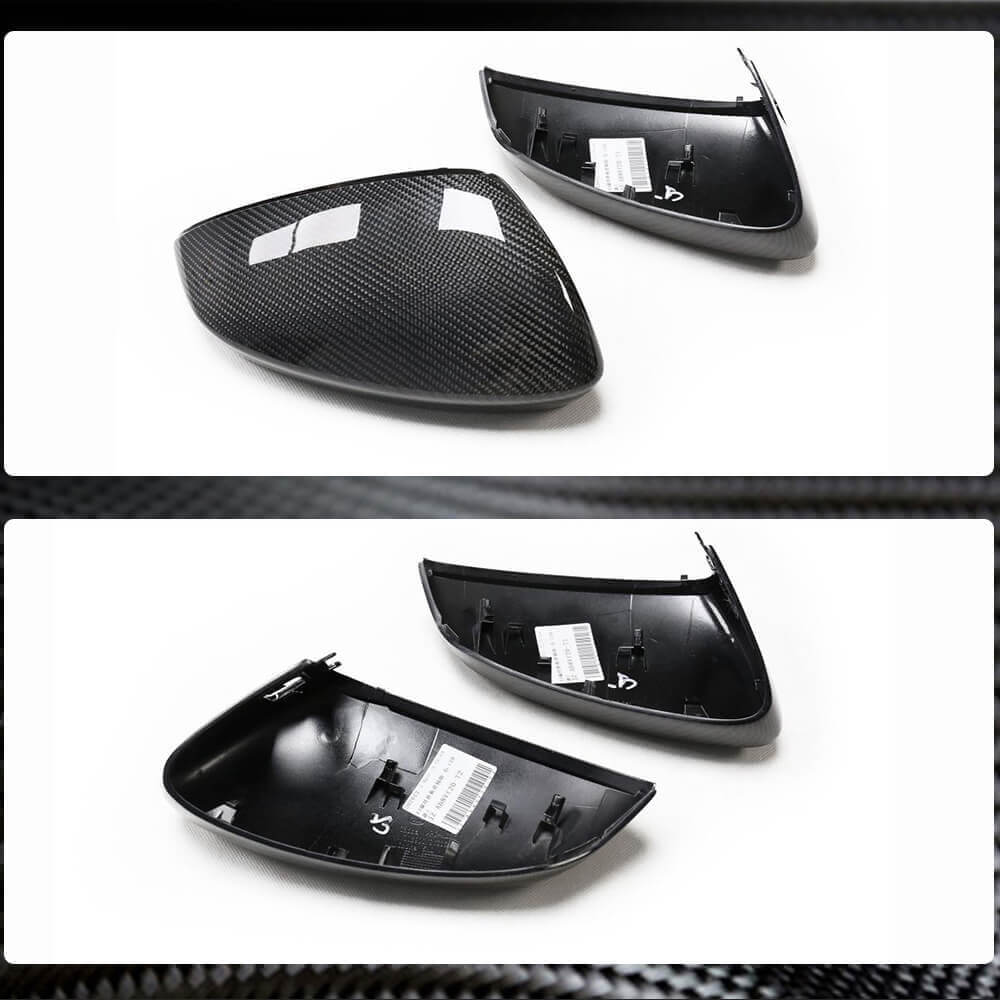 Audi A3 Sline S3 RS3 8Y Sedan 2021UP Mirror Cover Caps LHD Carbon Fiber