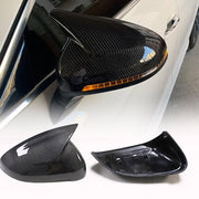 Audi A4 B9 RS4 S4 Sedan 4-Door 2017-2022 Mirror Covers Replacement Style Carbon Fiber